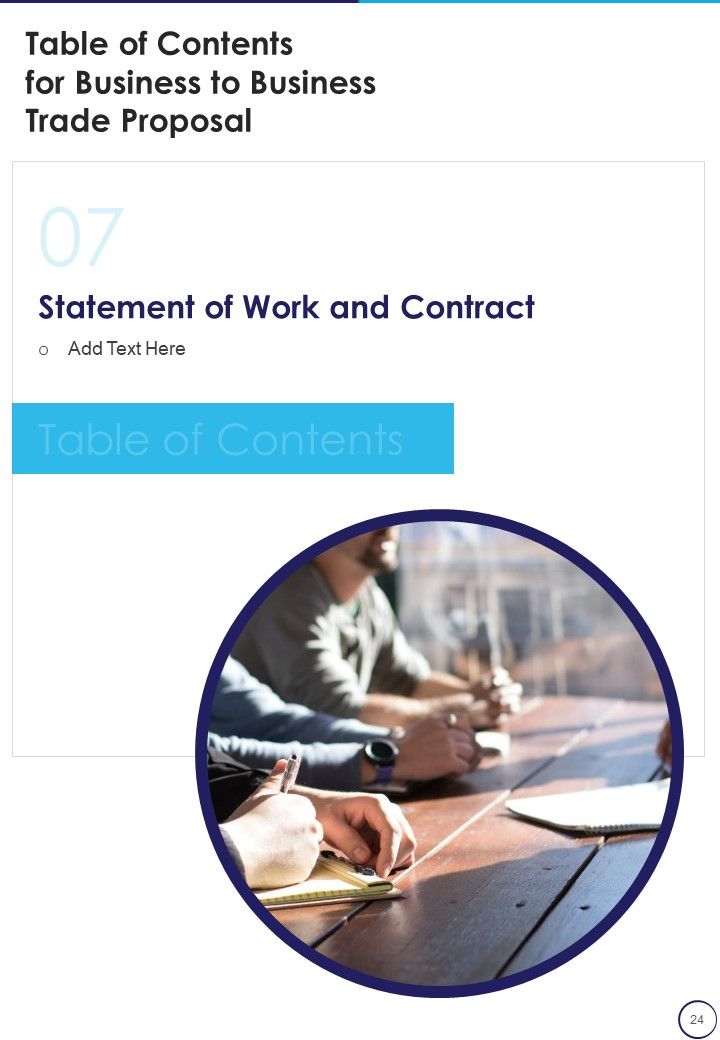 Business To Business Trade Proposal Example Document Report Doc Pdf Ppt