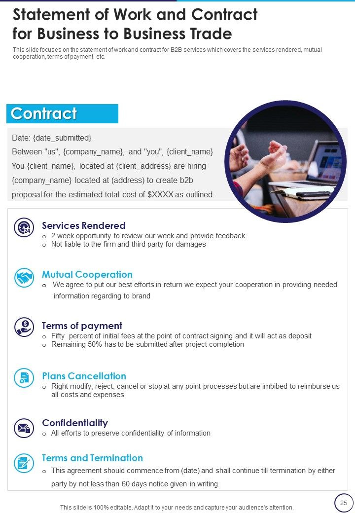 Business To Business Trade Proposal Example Document Report Doc Pdf Ppt