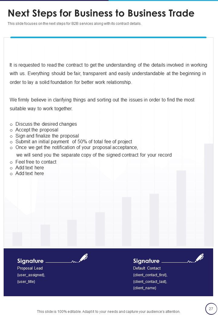 Business To Business Trade Proposal Example Document Report Doc Pdf Ppt