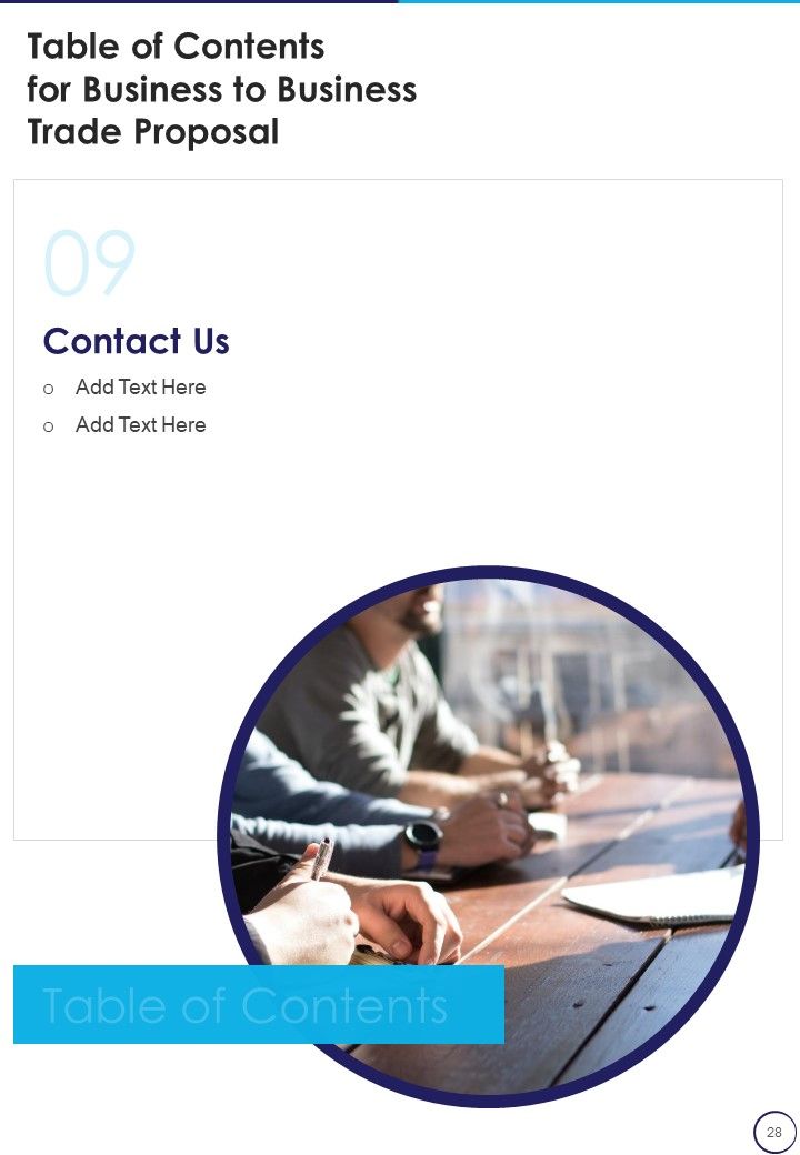 Business To Business Trade Proposal Example Document Report Doc Pdf Ppt