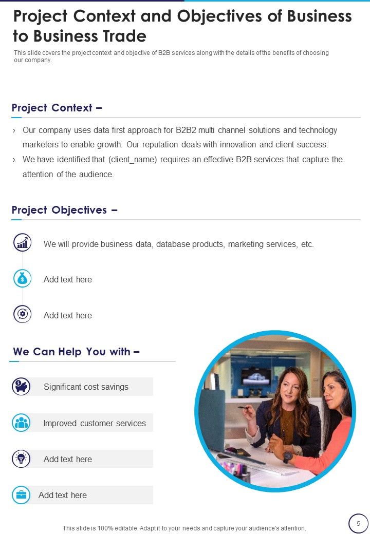 Business To Business Trade Proposal Example Document Report Doc Pdf Ppt