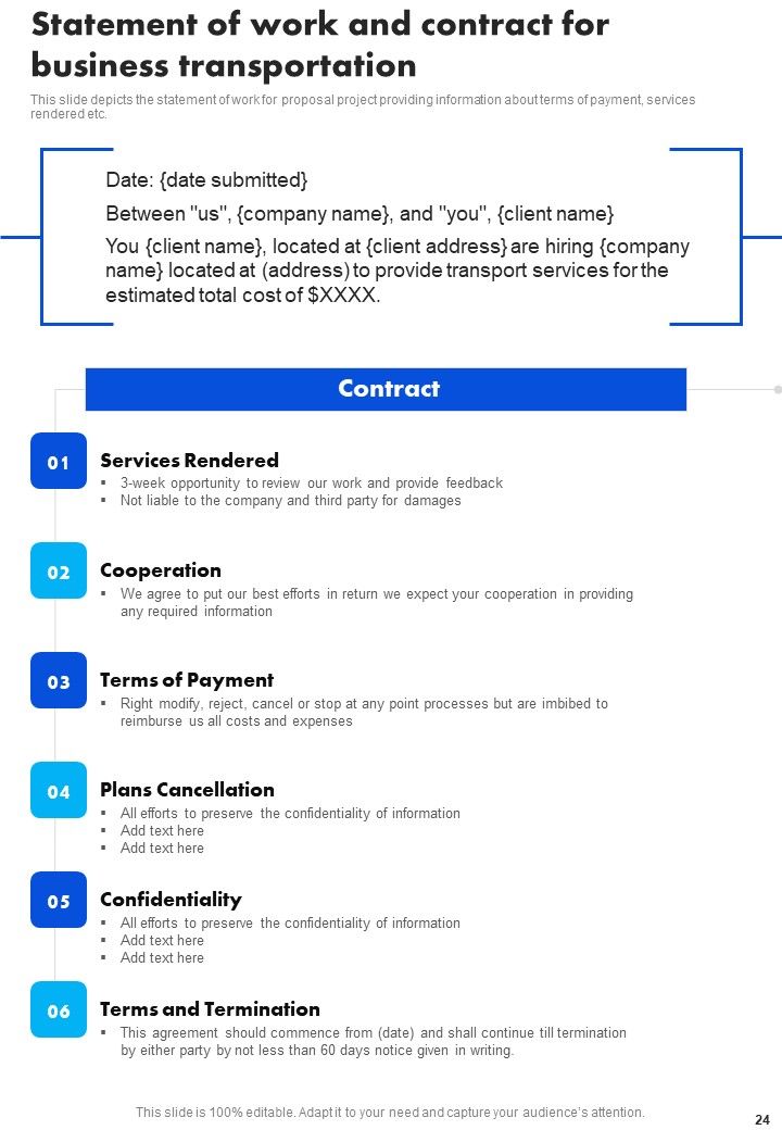 Business Transportation Proposal Example Document Report Doc Pdf Ppt