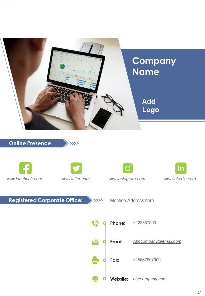 Business Yearly Report One Pager Documents