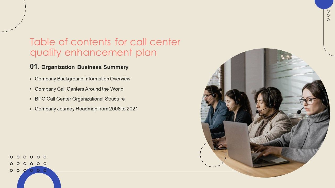 Call_Center_Quality_Enhancement_Plan_Table_Of_Contents_Brochure_PDF_Slide_1.jpg