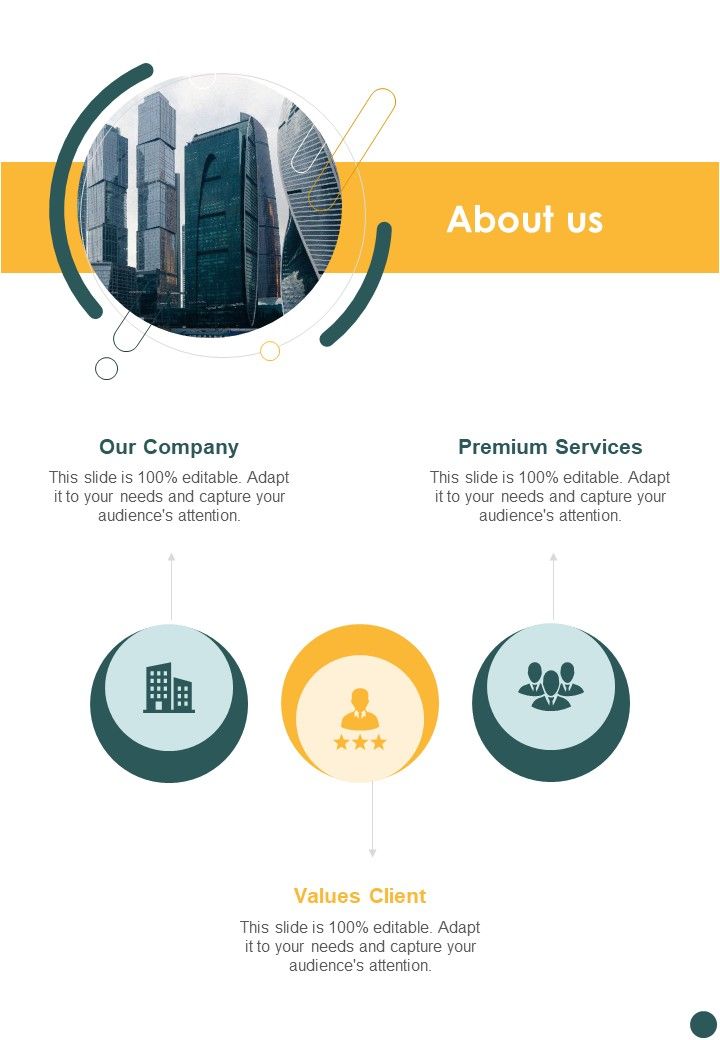 Capital Tax Services Proposal About Us One Pager Sample Example Document Slide01