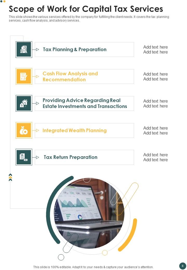 Capital Tax Services Proposal Example Document Report Doc Pdf Ppt