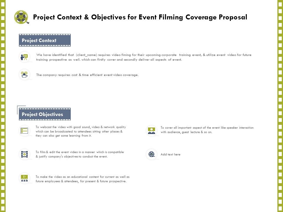 Capture_Business_Events_Project_Context_And_Objectives_For_Event_Filming_Coverage_Proposal_Ppt_Styles_Rules_PDF_Slide_1.jpg