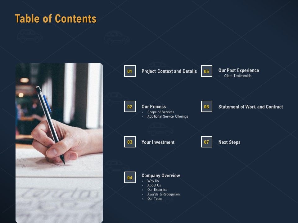 Car_Hiring_Table_Of_Contents_Ppt_Styles_Outline_PDF_Slide_1.jpg
