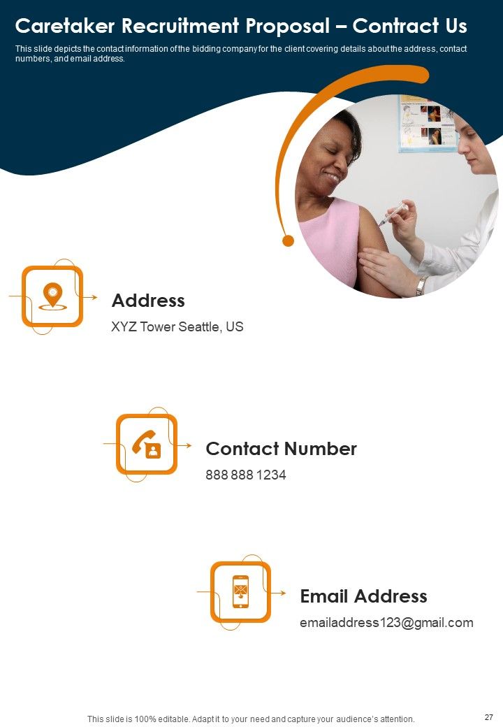 Caretaker Recruitment Proposal Example Document Report Doc Pdf Ppt