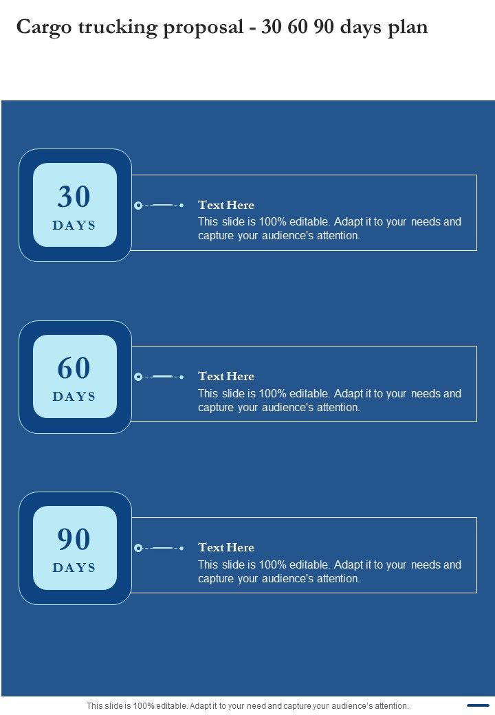 Cargo_Trucking_Proposal_30_60_90_Days_Plan_One_Pager_Sample_Example_Document_Slide_1.jpg
