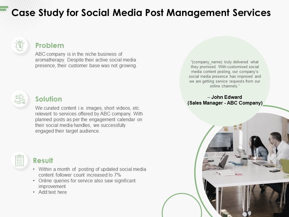 Case_Study_For_Social_Media_Post_Management_Services_Ppt_PowerPoint_Presentation_Outline_Gridlines_PDF_Slide_1.jpg