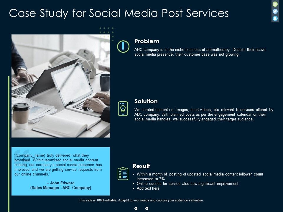 Case_Study_For_Social_Media_Post_Services_Ppt_PowerPoint_Presentation_File_Designs_Download_Slide_1.jpg