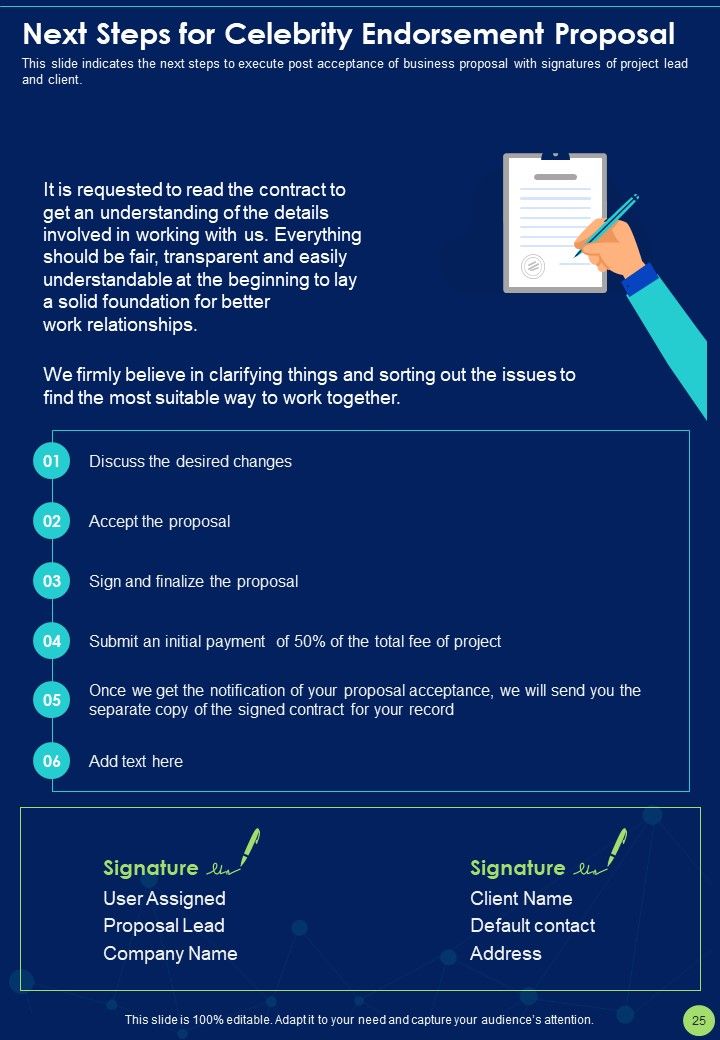 Celebrity Endorsement Proposal Example Document Report Doc Pdf Ppt