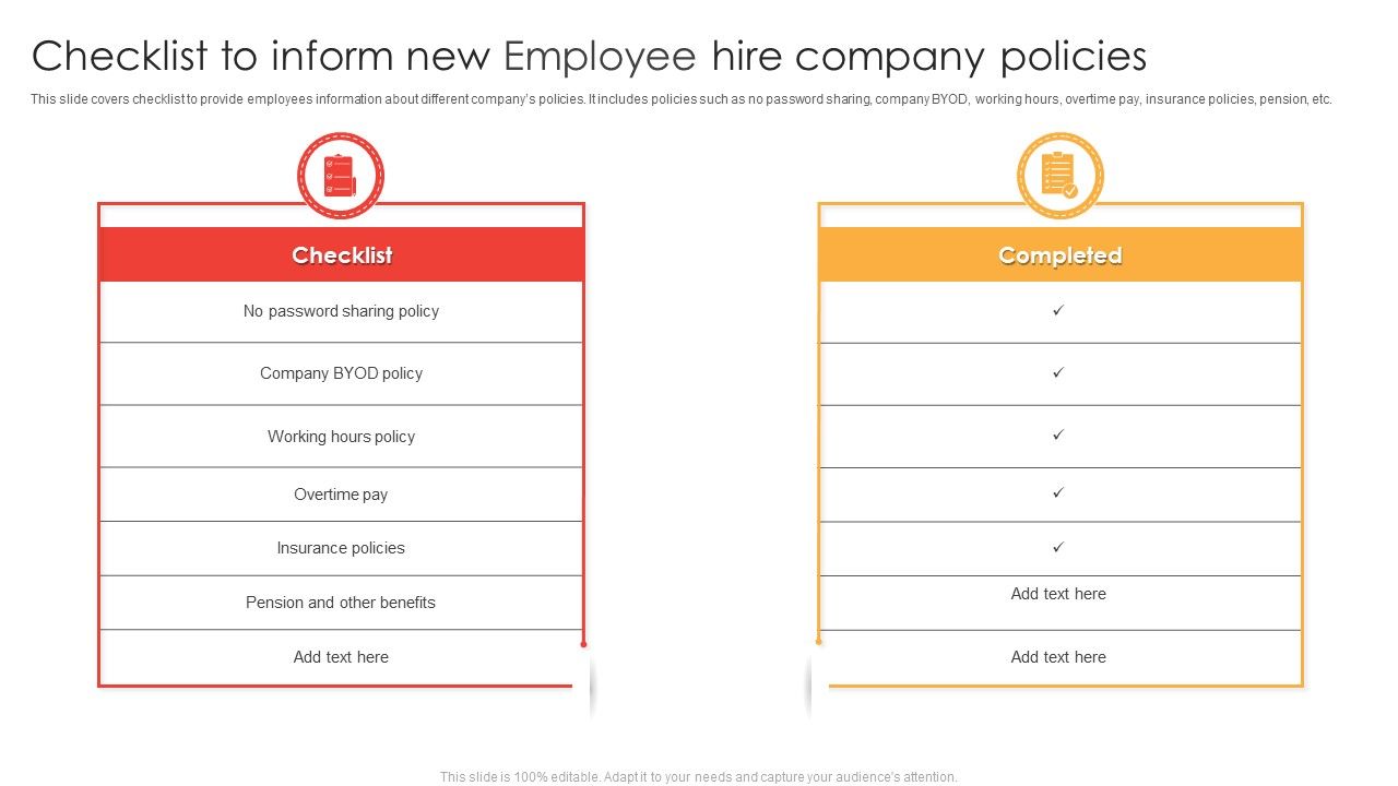 Checklist_To_Inform_New_Employee_Hire_Company_Policies_Ppt_Layouts_Graphics_Download_PDF_Slide_1.jpg