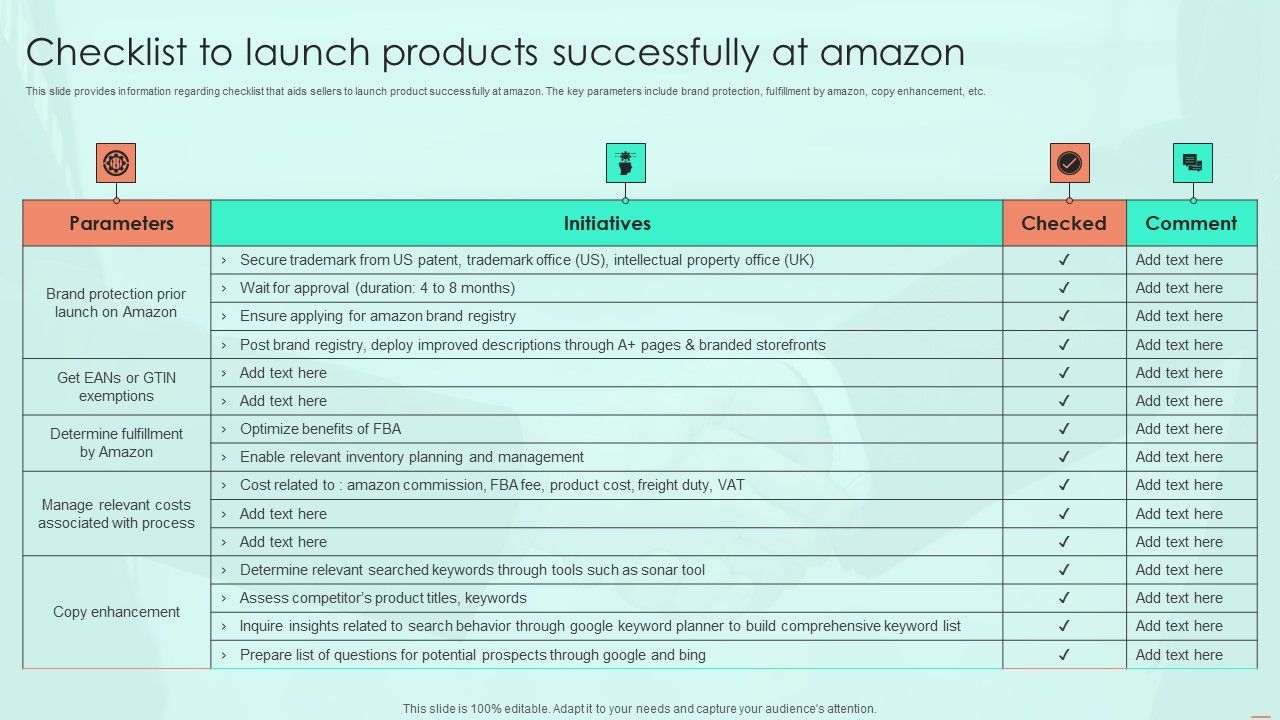 Checklist_To_Launch_Products_Successfully_At_Amazon_Ppt_PowerPoint_Presentation_File_Backgrounds_PDF_Slide_1.jpg