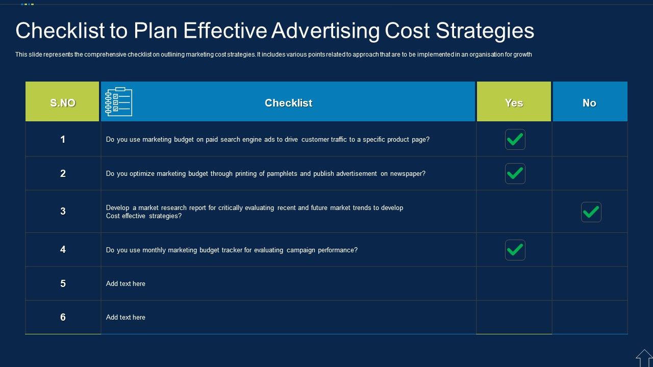 Checklist_To_Plan_Effective_Advertising_Cost_Strategies_Portrait_PDF_Slide_1.jpg
