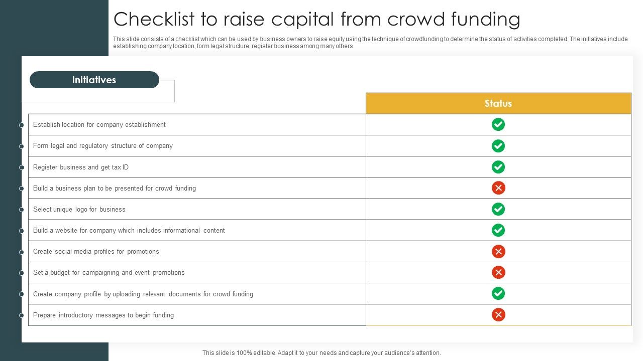 Checklist_To_Raise_Capital_From_Crowd_Funding_Formats_PDF_Slide_1.jpg