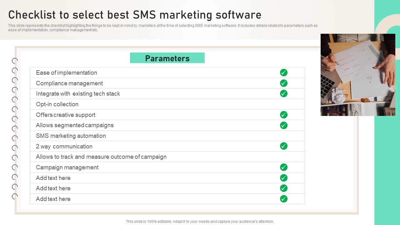 Checklist_To_Select_Best_SMS_Marketing_Software_Ppt_PowerPoint_Presentation_File_Deck_PDF_Slide_1.jpg