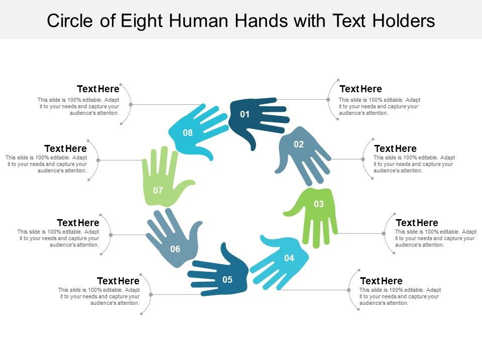 Circle_Of_Eight_Human_Hands_With_Text_Holders_Ppt_PowerPoint_Presentation_Pictures_Graphics_Example_Slide_1.jpg