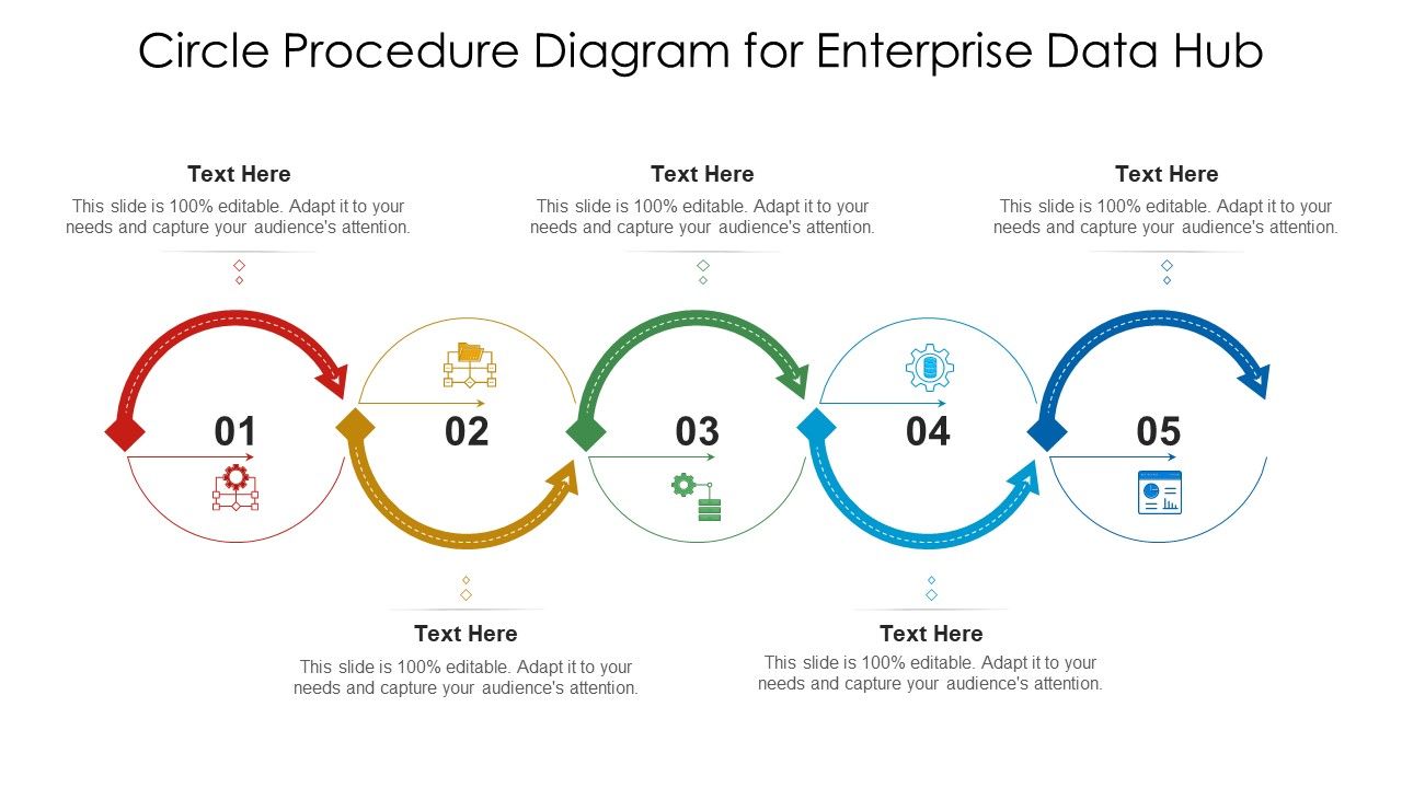 Circle_Procedure_Diagram_For_Enterprise_Data_Hub_Ppt_Pictures_Format_Ideas_PDF_Slide_1.jpg