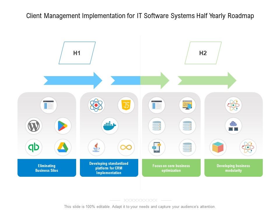 Client_Management_Implementation_For_IT_Software_Systems_Half_Yearly_Roadmap_Designs_Slide_1.jpg