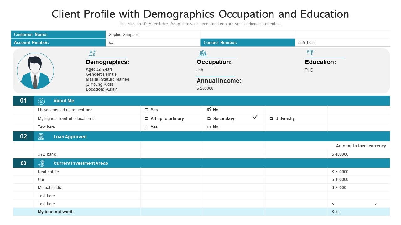 Client_Profile_With_Demographics_Occupation_And_Education_Ppt_PowerPoint_Presentation_File_Background_Image_PDF_Slide_1.jpg