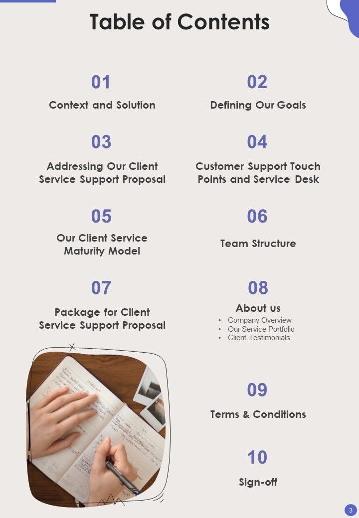Client Service Support Proposal Example Document Report Doc Pdf Ppt
