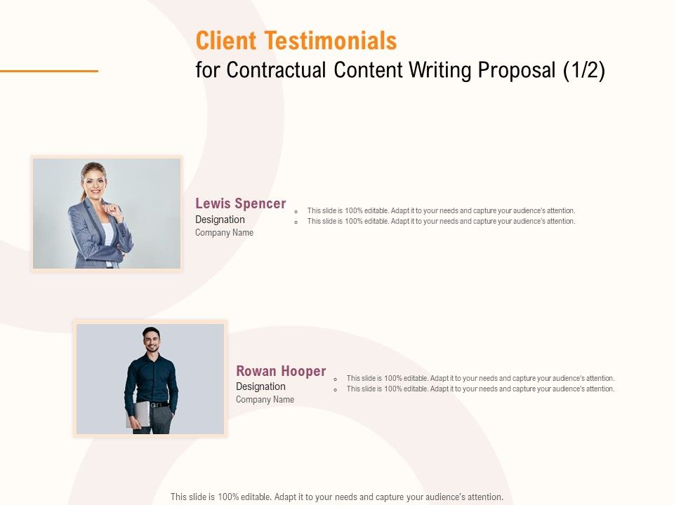Client_Testimonials_For_Contractual_Content_Writing_Proposal_Team_Ppt_PowerPoint_Presentation_Examples_PDF_Slide_1.jpg