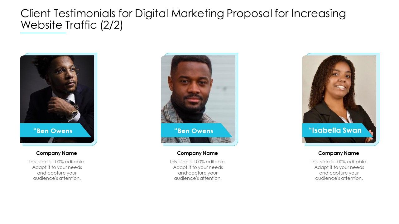 Client_Testimonials_For_Digital_Marketing_Proposal_For_Increasing_Website_Traffic_Teamwork_Information_PDF_Slide_1.jpg