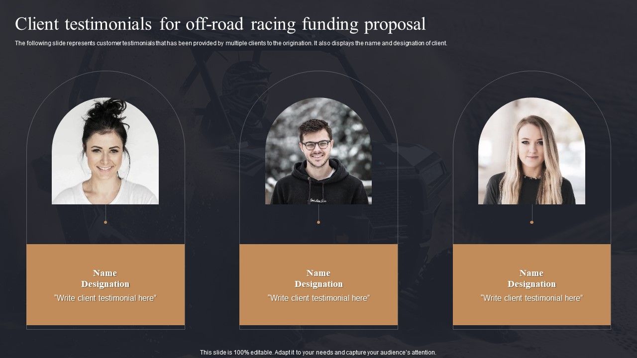 Client_Testimonials_For_Off_Road_Racing_Funding_Proposal_Ppt_PowerPoint_Presentation_File_Outline_PDF_Slide_1.jpg
