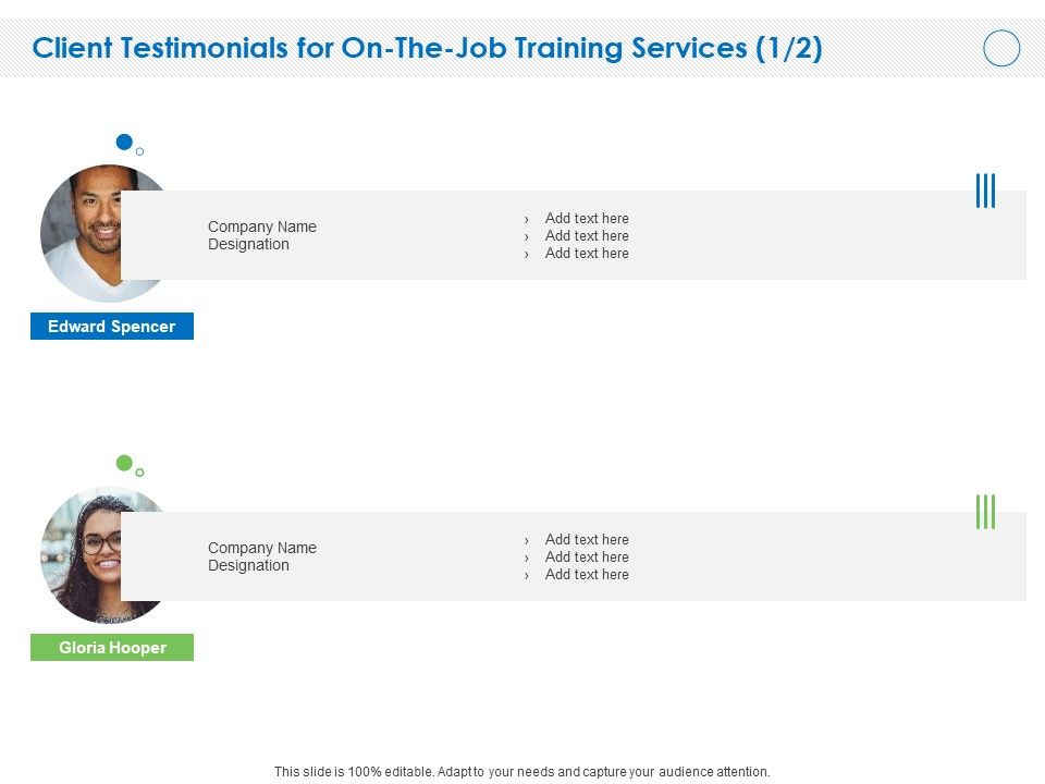 Client_Testimonials_For_On_The_Job_Training_Services_Ppt_PowerPoint_Presentation_Styles_Skills_PDF_Slide_1.jpg