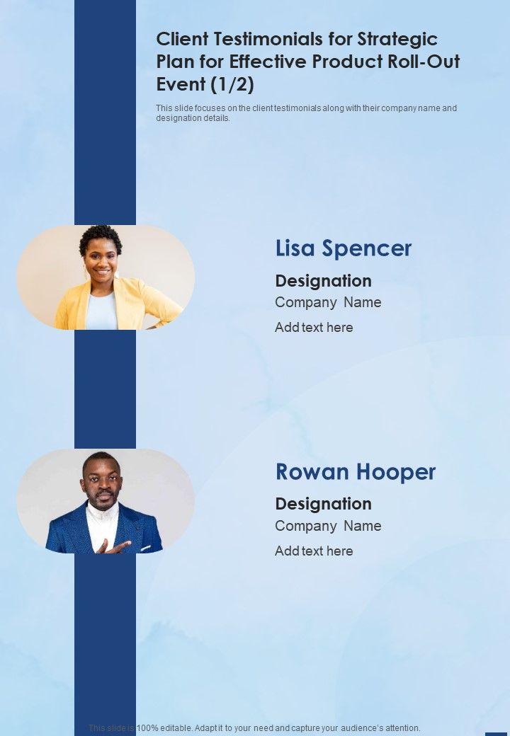 Client_Testimonials_For_Strategic_Plan_For_Effective_Product_Roll_Out_Event_One_Pager_Sample_Example_Document_Slide_1.jpg