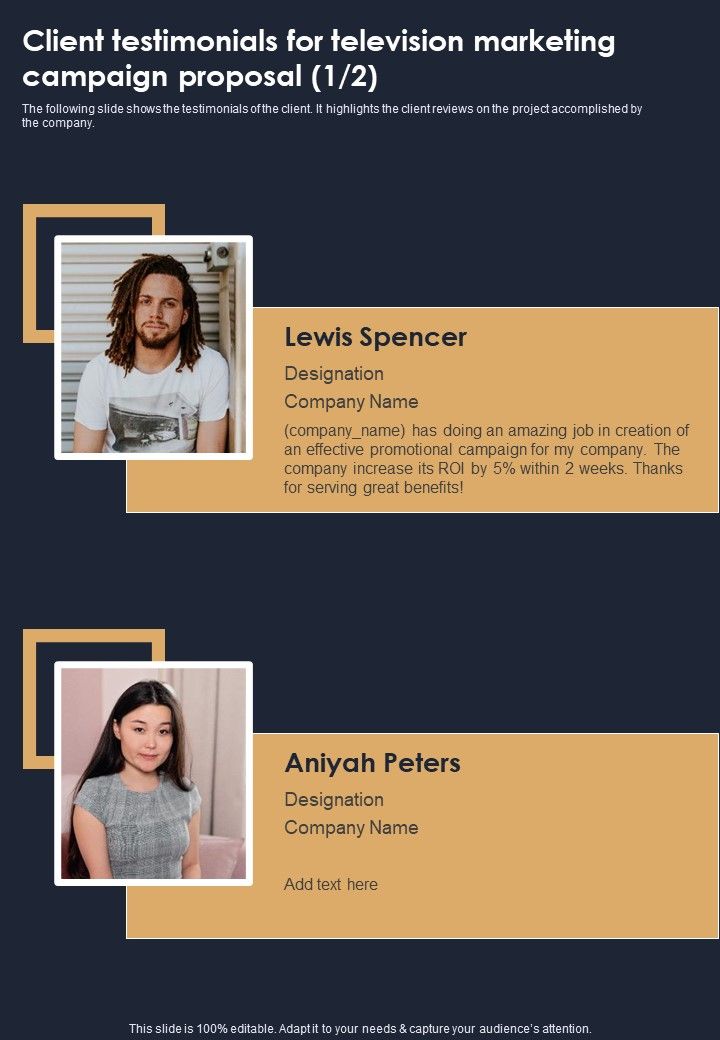 Client_Testimonials_For_Television_Marketing_Campaign_Proposal_One_Pager_Sample_Example_Document_Slide_1.jpg