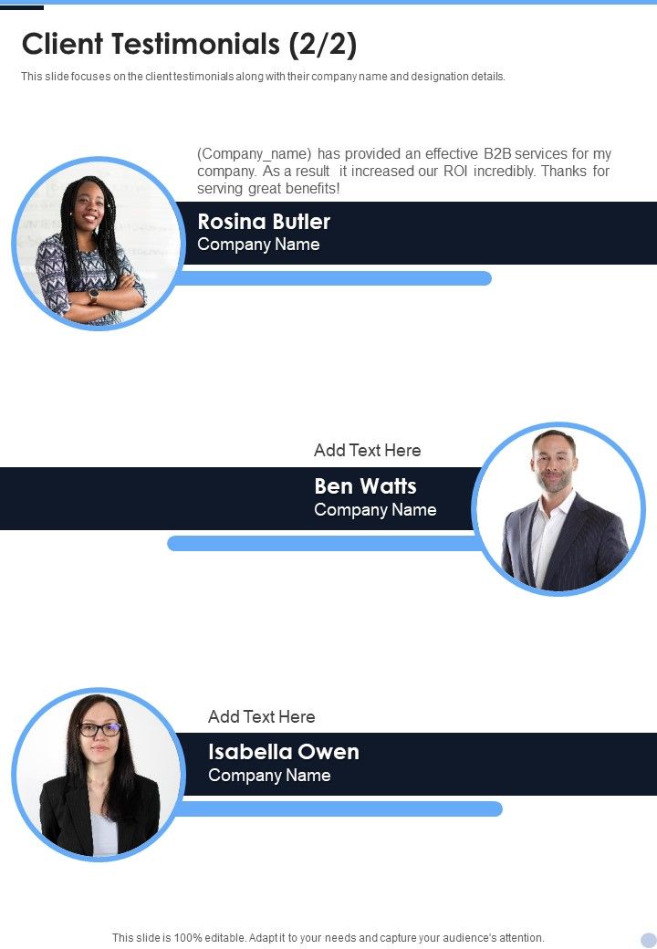 Client Testimonials Proposal For Data Analysis In Research Project One Pager Sample Example Document