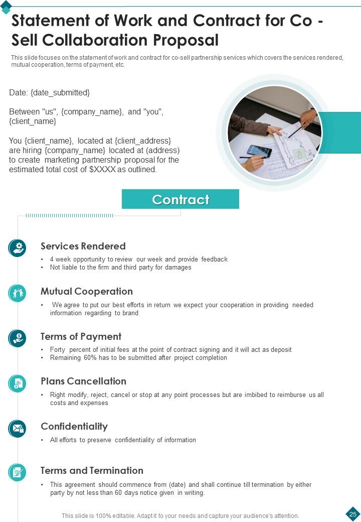 Co Sell Collaboration Proposal Example Document Report Doc Pdf Ppt