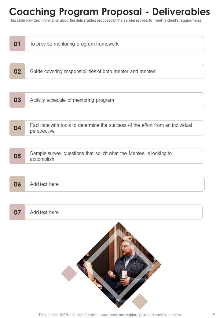 Coaching Program Proposal Example Document Report Doc Pdf Ppt