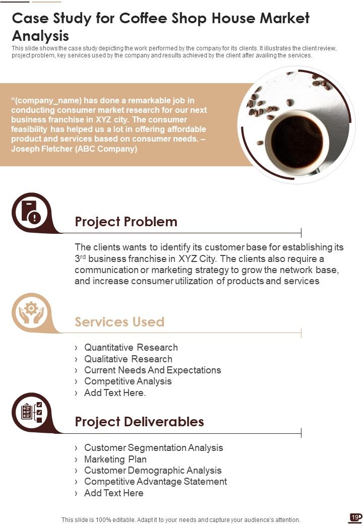 Coffee House Market Analysis Proposal Example Document Report Doc Pdf Ppt