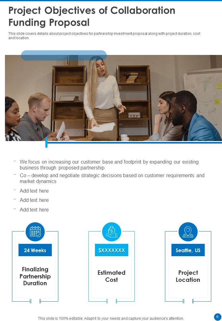 Collaboration Funding Proposal Example Document Report Doc Pdf Ppt