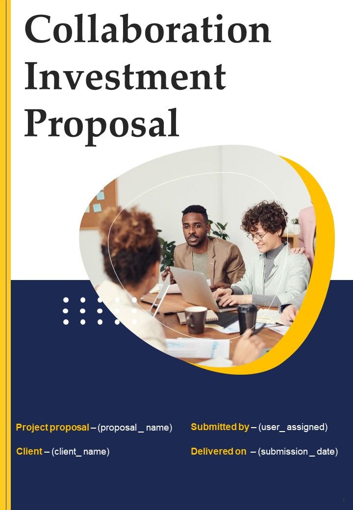 Collaboration Investment Proposal Example Document Report Doc Pdf Ppt Slide01
