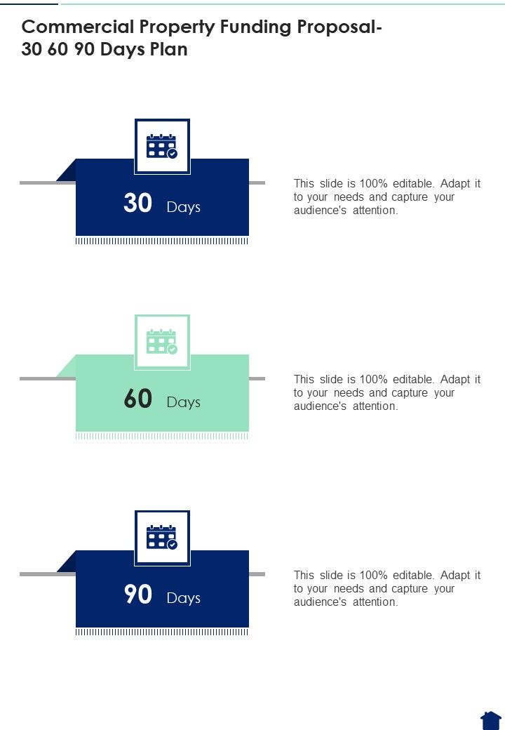 Commercial_Property_Funding_Proposal_30_60_90_Days_Plan_One_Pager_Sample_Example_Document_Slide_1.jpg