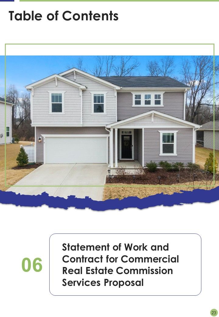 Commercial Real Estate Commission Services Proposal Example Document Report Doc Pdf Ppt