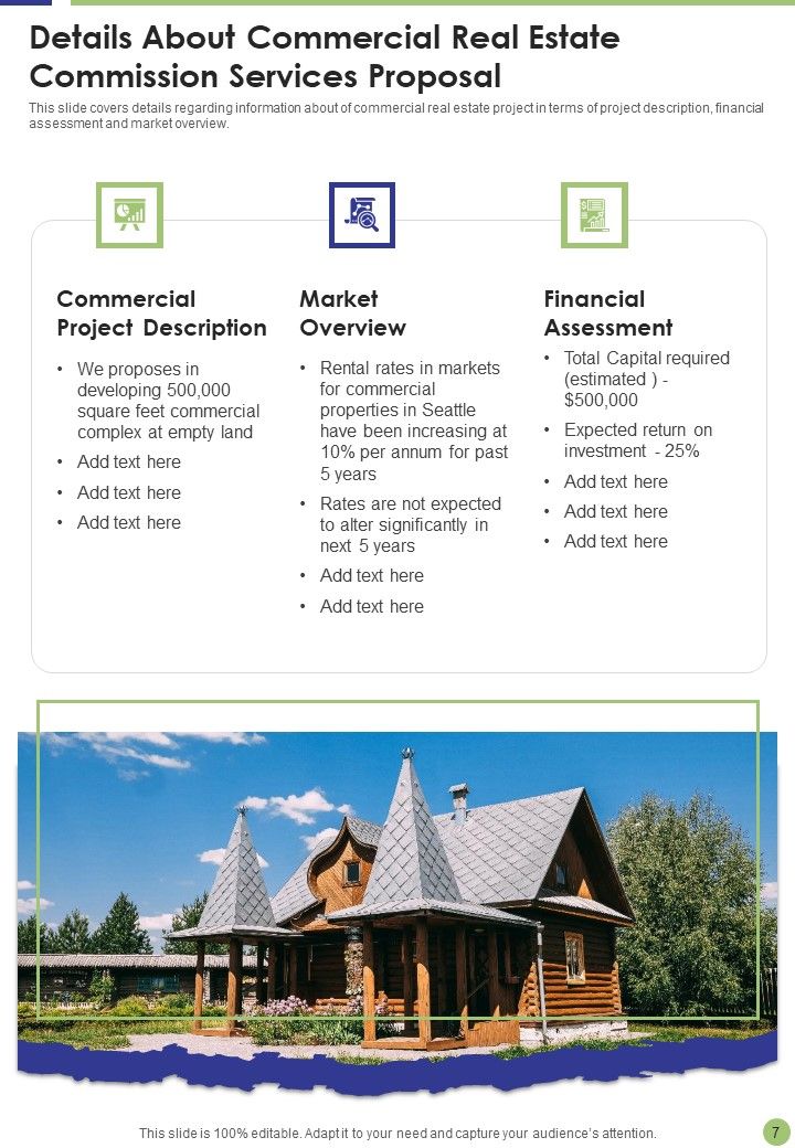 Commercial Real Estate Commission Services Proposal Example Document Report Doc Pdf Ppt