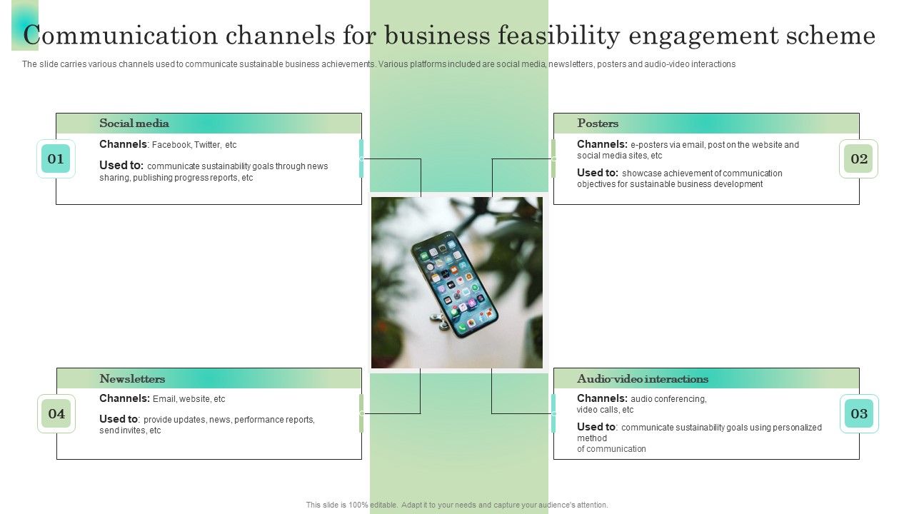 Communication_Channels_For_Business_Feasibility_Engagement_Scheme_Elements_PDF_Slide_1.jpg