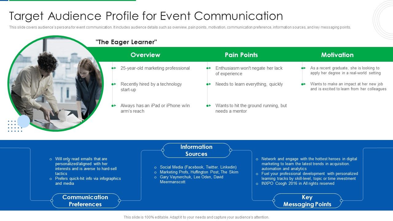 Company_Event_Communication_Target_Audience_Profile_For_Event_Communication_Professional_PDF_Slide_1.jpg