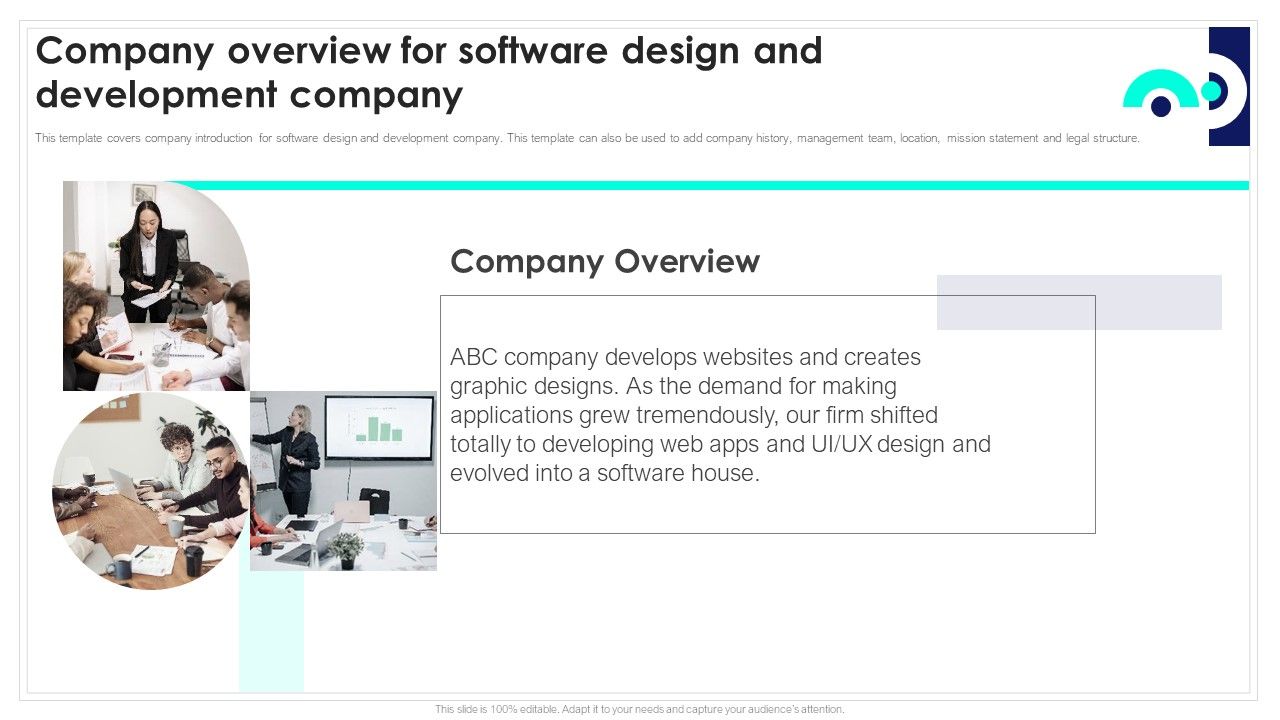 Company_Overview_For_Software_Design_And_Development_Company_Playbook_For_Software_Engineers_Rules_PDF_Slide_1.jpg