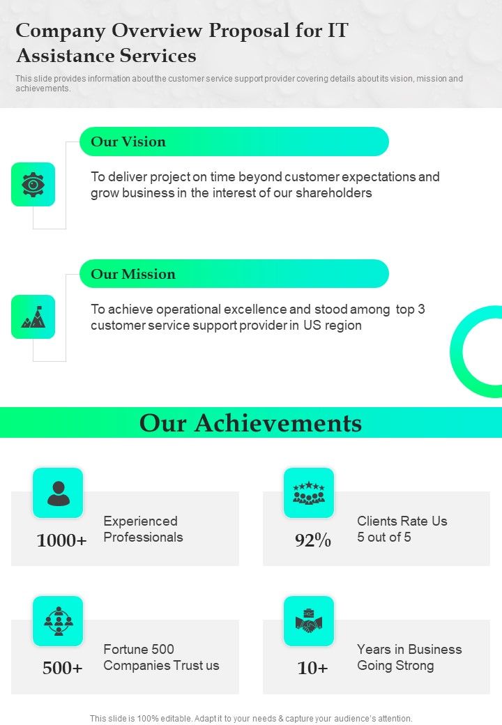 Company_Overview_Proposal_For_IT_Assistance_Services_One_Pager_Sample_Example_Document_Slide_1.jpg