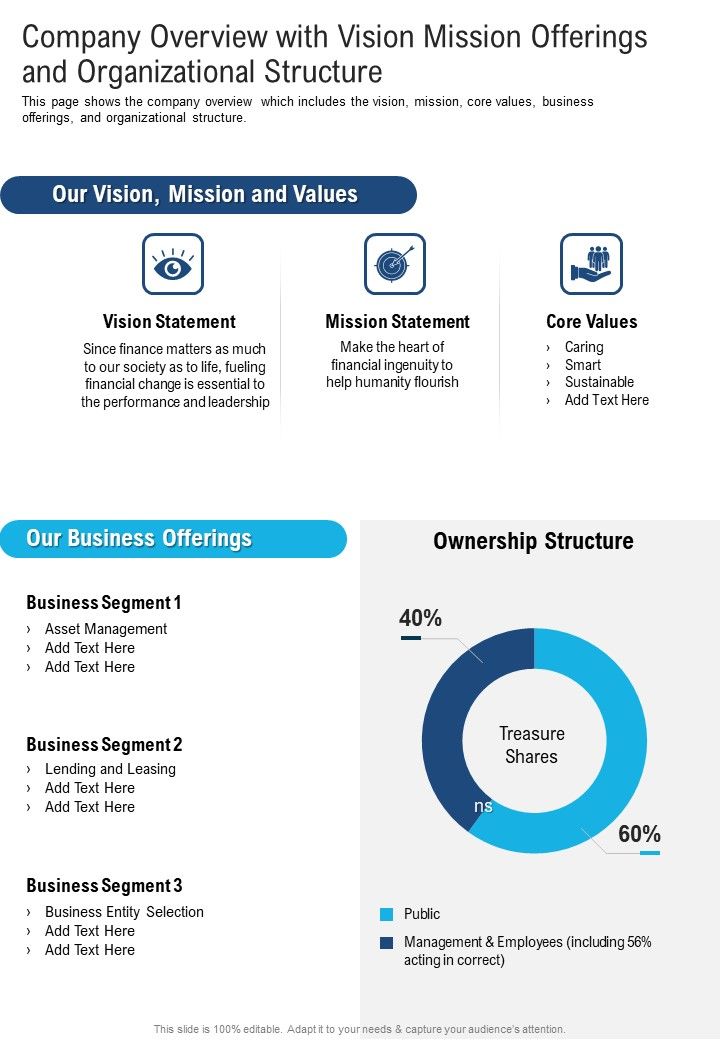 Company_Overview_With_Vision_Mission_Offerings_And_Organizational_Structure_One_Pager_Documents_Slide_1.jpg