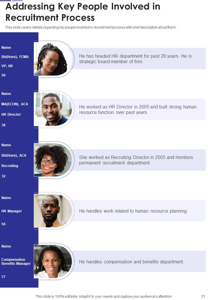 Company Recruitment Yearly Statement One Pager Documents