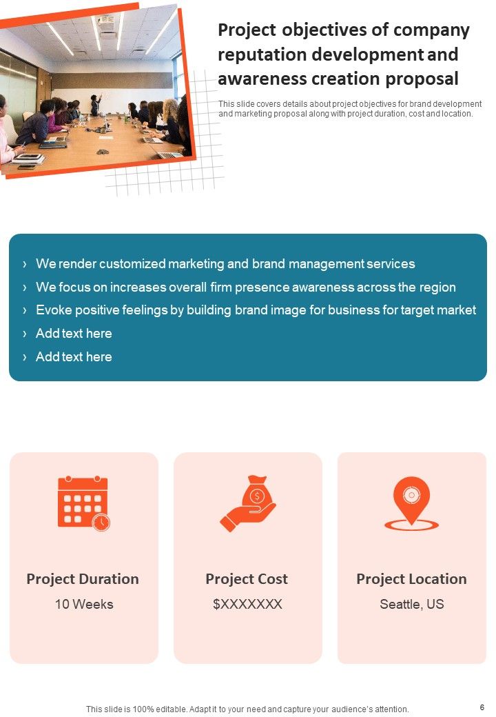 Company Reputation Development And Awareness Creation Proposal Example Document Report Doc Pdf Ppt