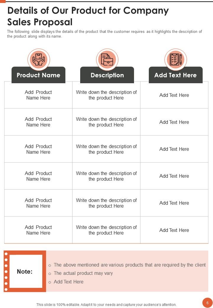Company Sales Proposal Example Document Report Doc Pdf Ppt